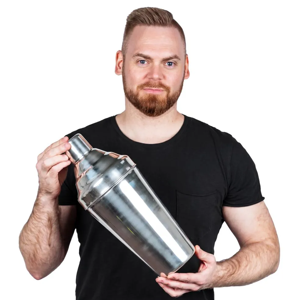 TB Cocktailshakeri Ruostumattomasta Teräksestä XXL