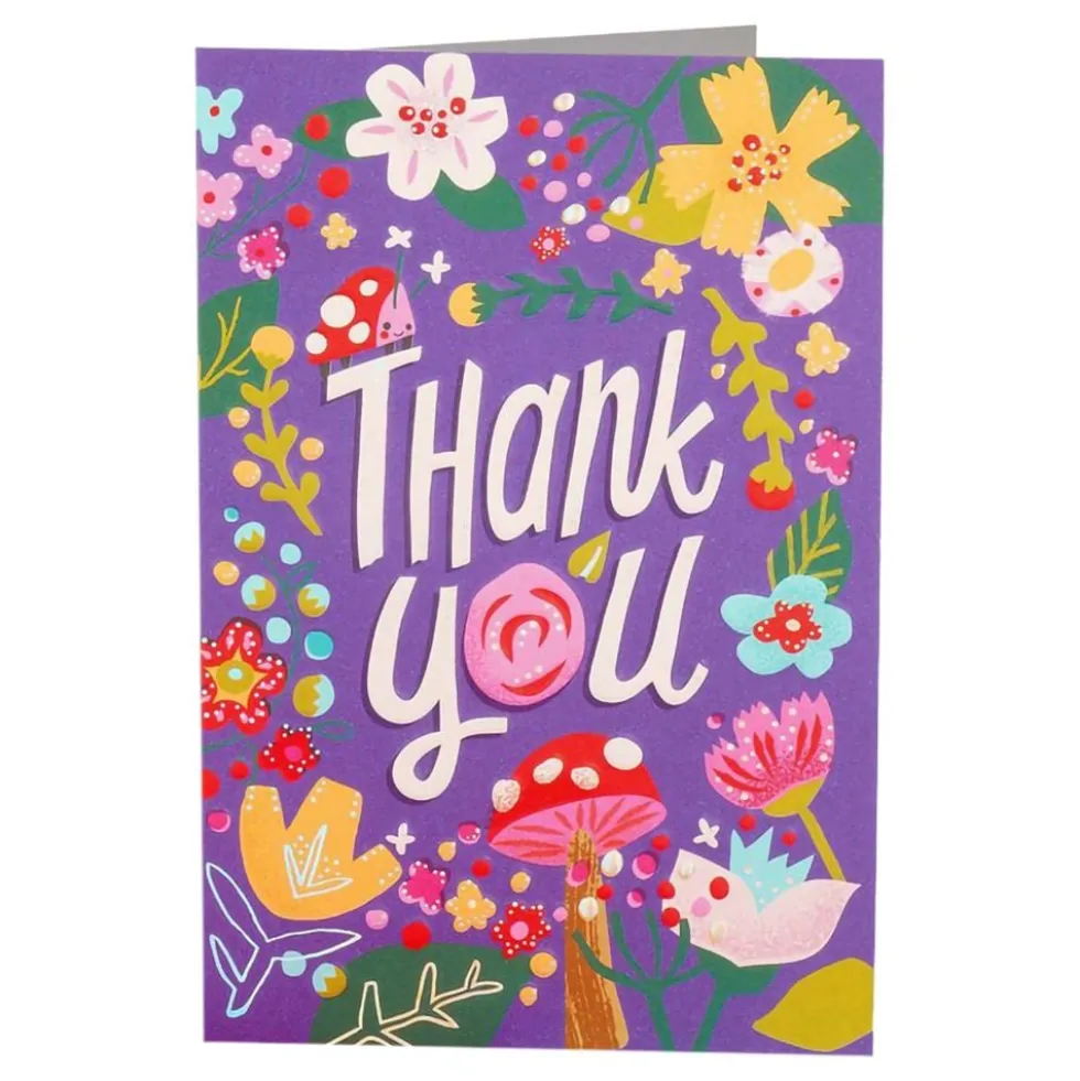 Thank You -kukkakortti