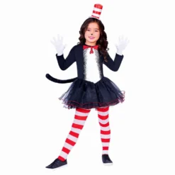 The Cat in the Hat Mekko Lasten Naamiaisasu