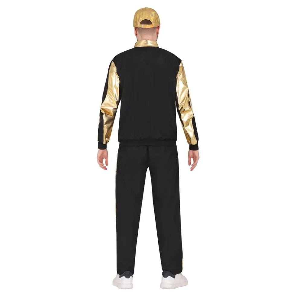 Tracksuit Kulta/Musta Naamiaisasu