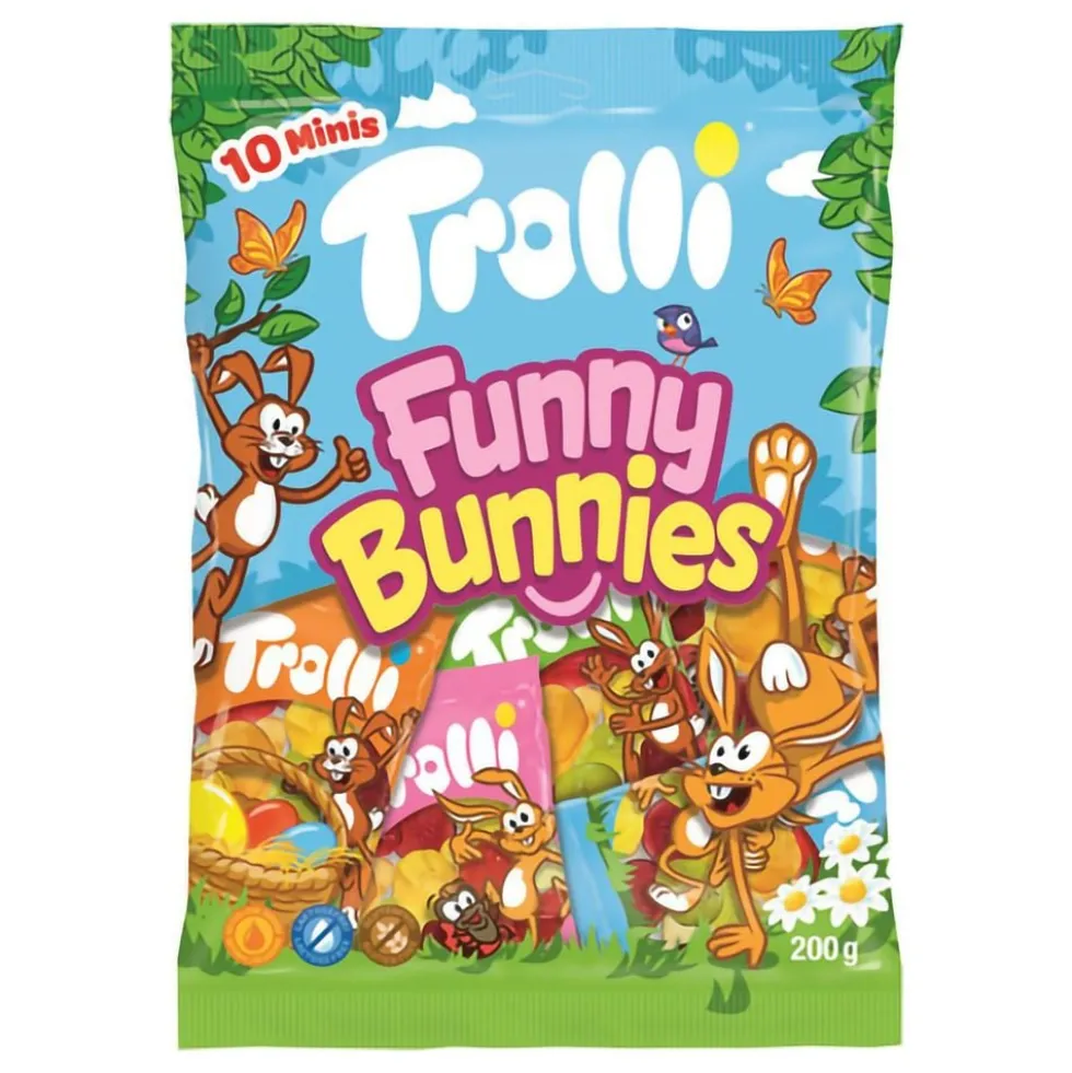 Trolli Funny Bunnies Karkkipussi