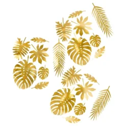 Trooppiset Lehdet Kultainen Metallic