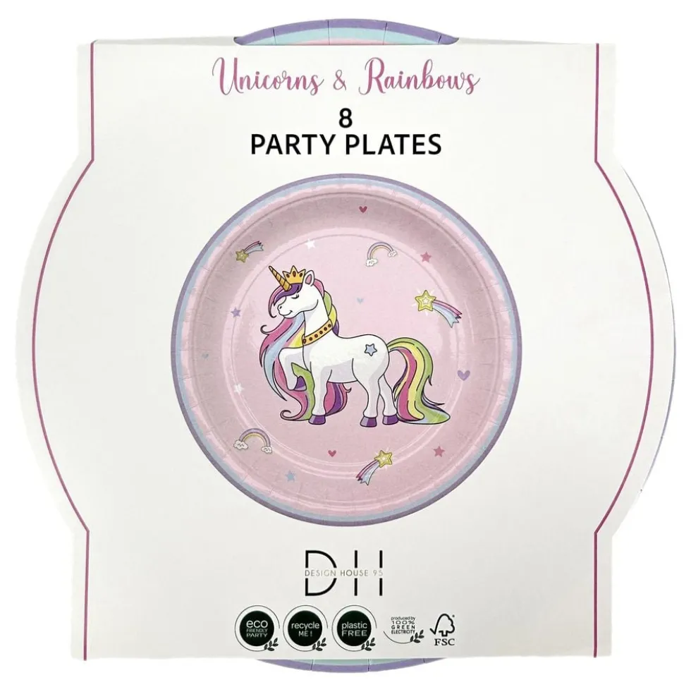 Unicorns & Rainbows Pahvilautaset