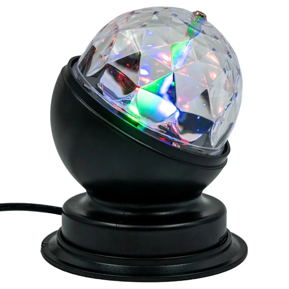 USB Diskolamppu Monivärinen