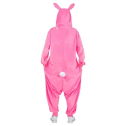 Vaaleanpunainen Kani Onesie Naamiaisasu