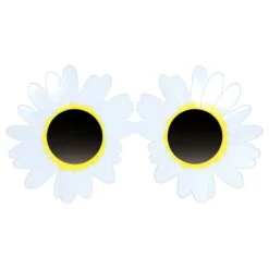 Valkoinen Daisy-aurinkolasit