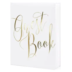 Valkoinen Guest Book -vieraskirja