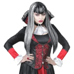 Vampyyri Peruukki Musta/Valkoinen