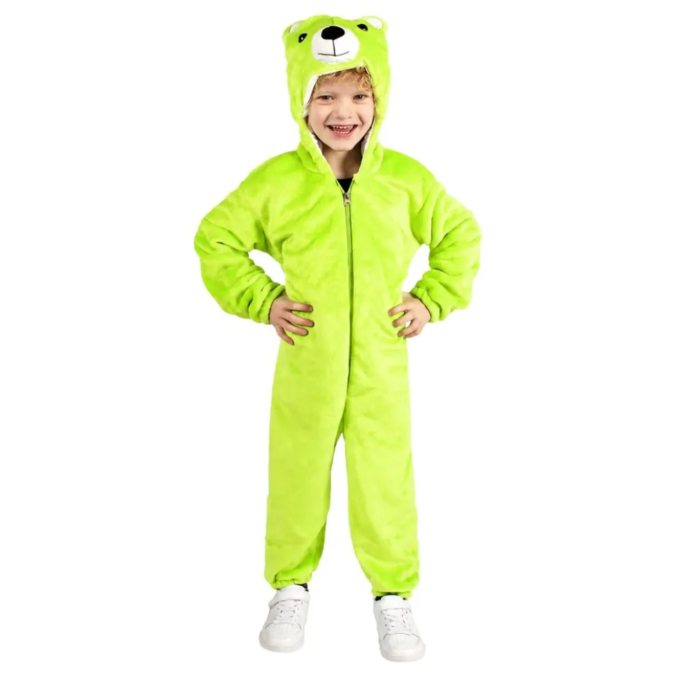 Vihreä Karhuvauvan Onesie Naamiaisasu