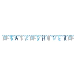 Viirinauha Baby Shower Sininen