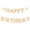 Viirinauha Happy Birthday Kukkien kanssa