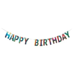 Viirinauha Happy Birthday Värikäs