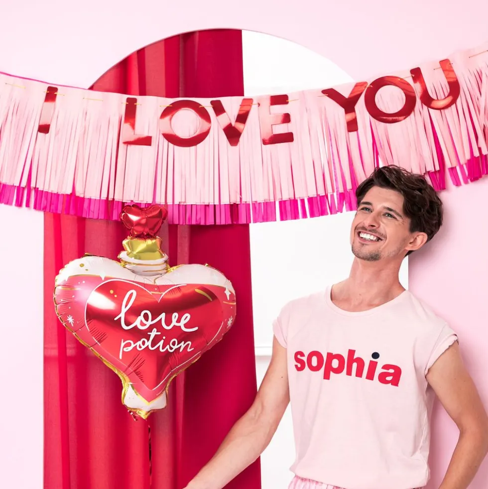 Viirinauha hapsuilla I Love You