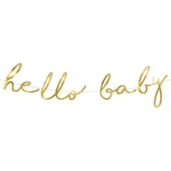 Viirinauha Hello Baby Kulta Metallic
