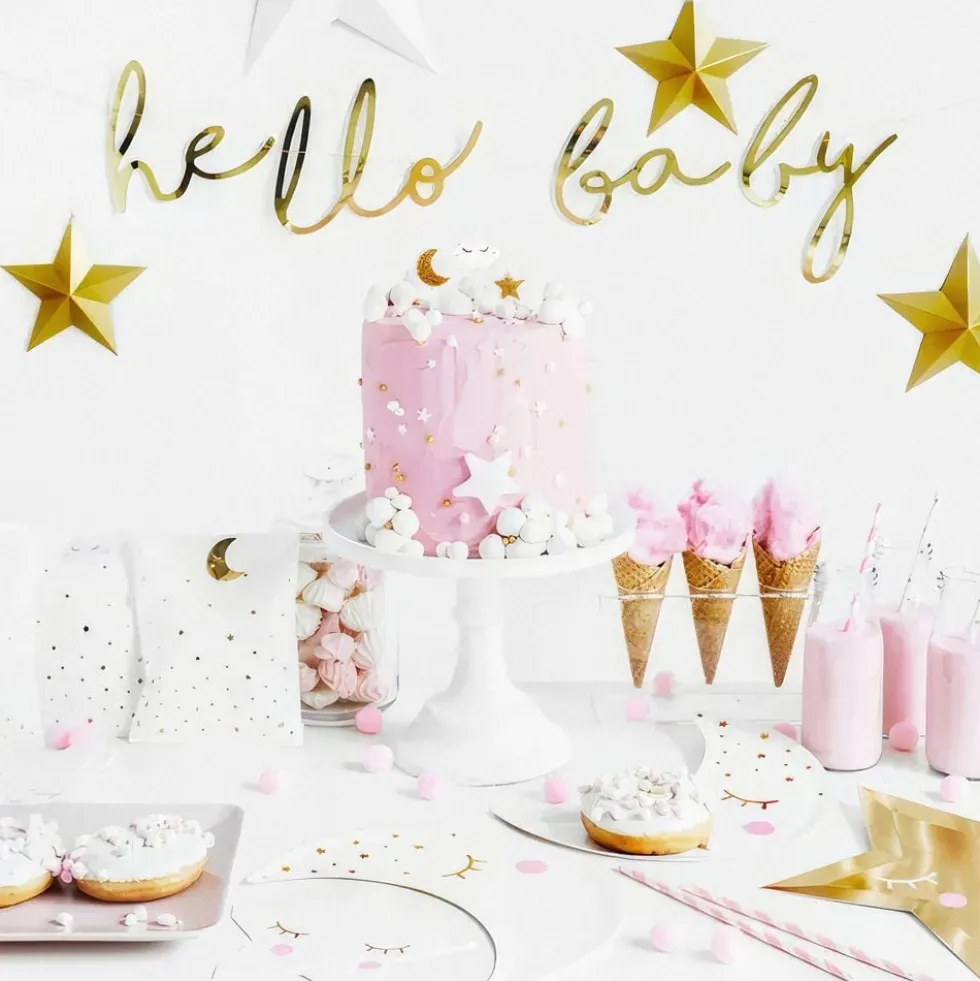 Viirinauha Hello Baby Kulta Metallic