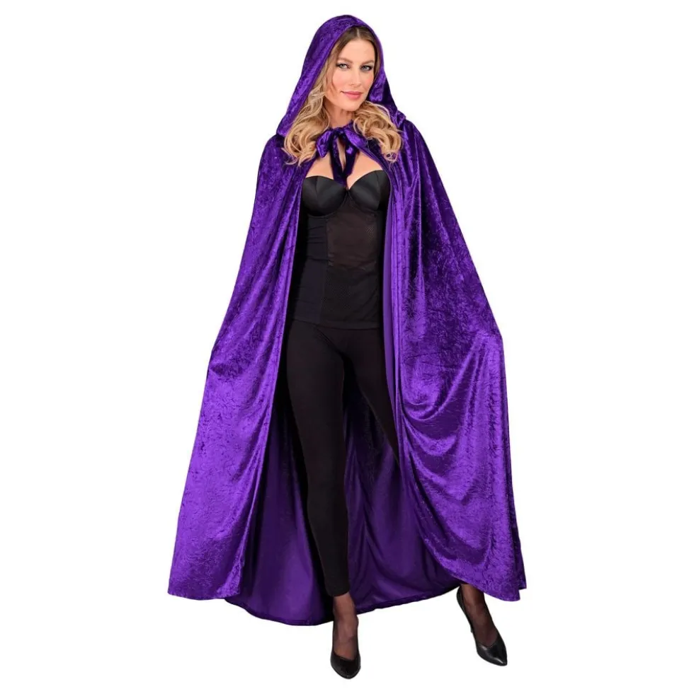 Viitta hupulla sametti violetti