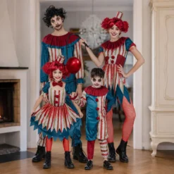 Vintageklovnimekko Naamiaisasu
