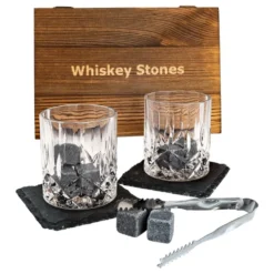 Whiskey Stone Setti Laseilla
